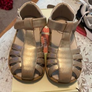 Sz 10c Livie And Luca Gold Sandal